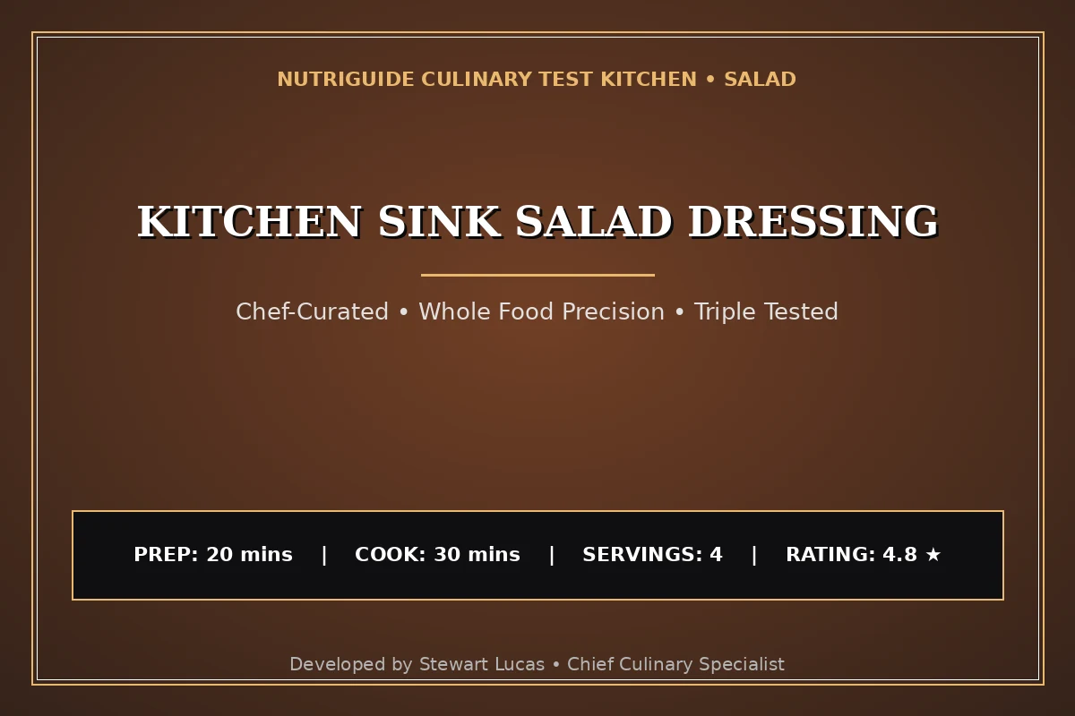 Kitchen Sink Salad Dressing