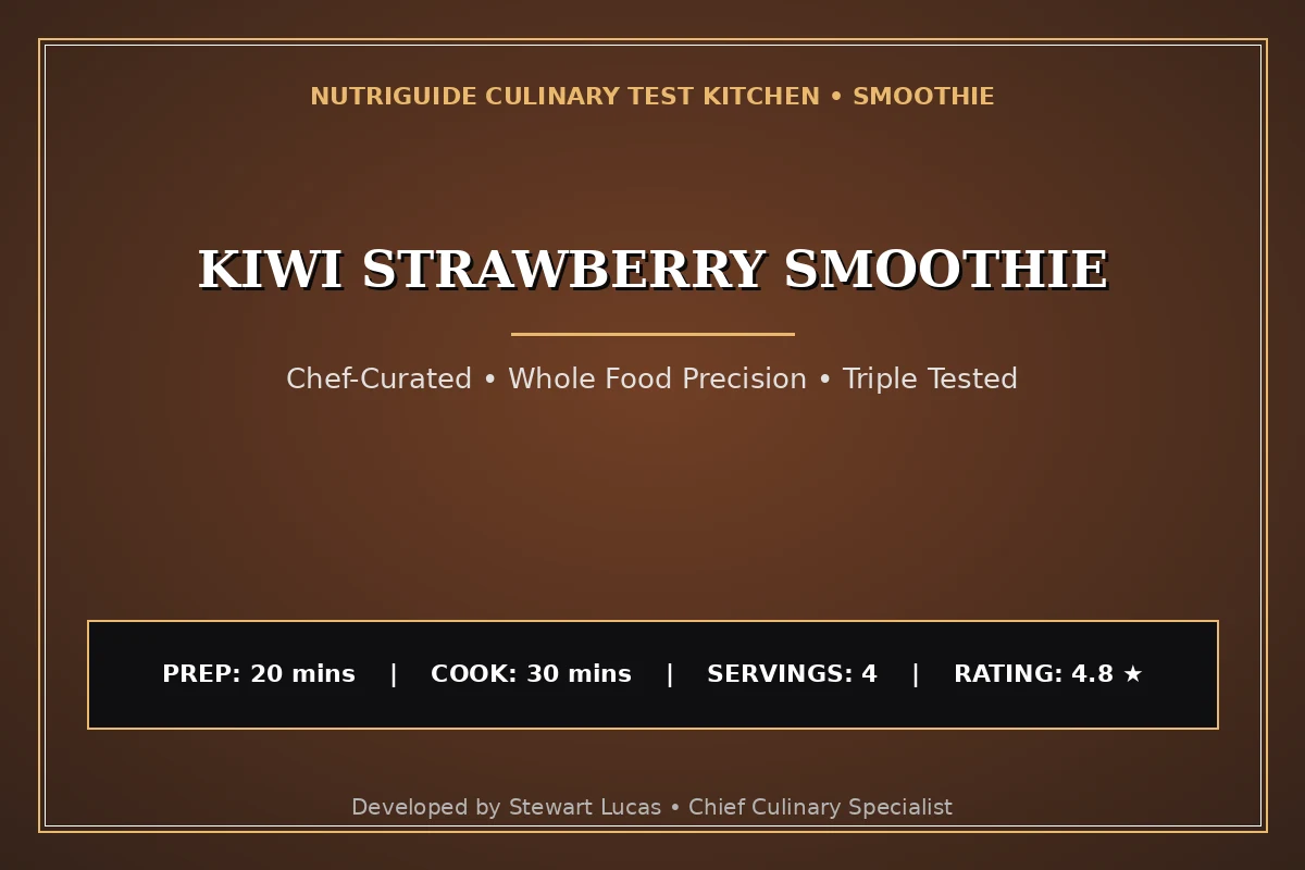 Kiwi Strawberry Smoothie