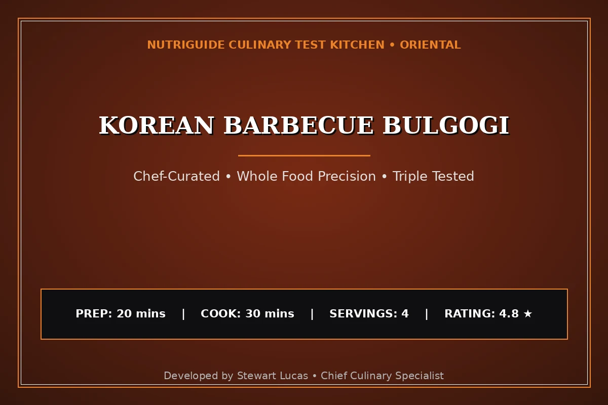 Korean Barbecue Bulgogi