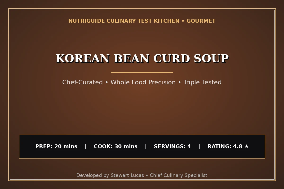 Korean Bean Curd Soup