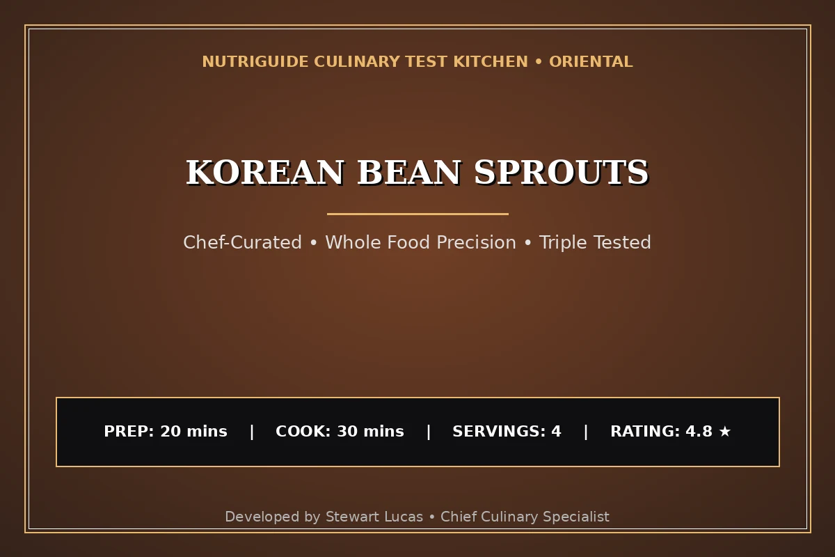 Korean Bean Sprouts