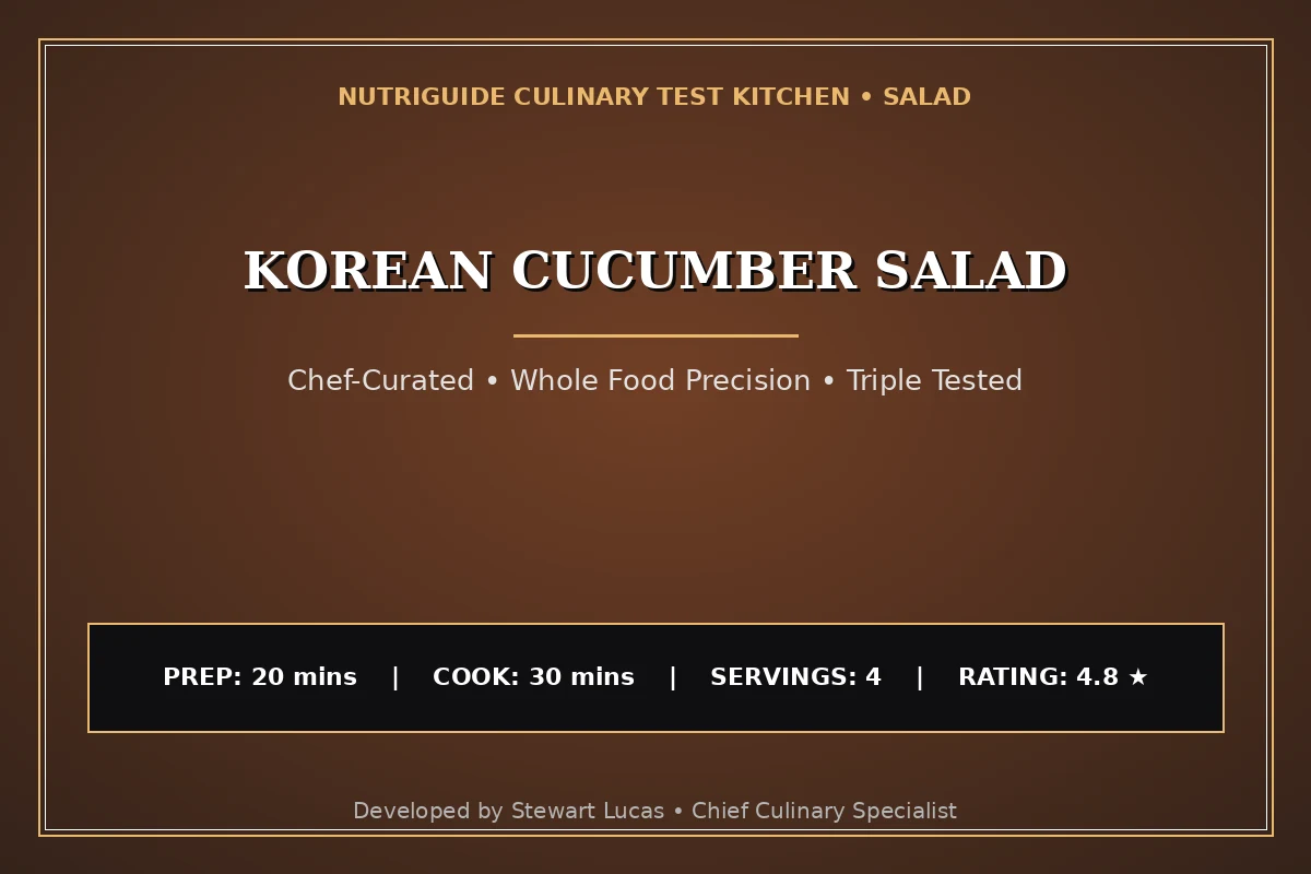 Korean Cucumber Salad