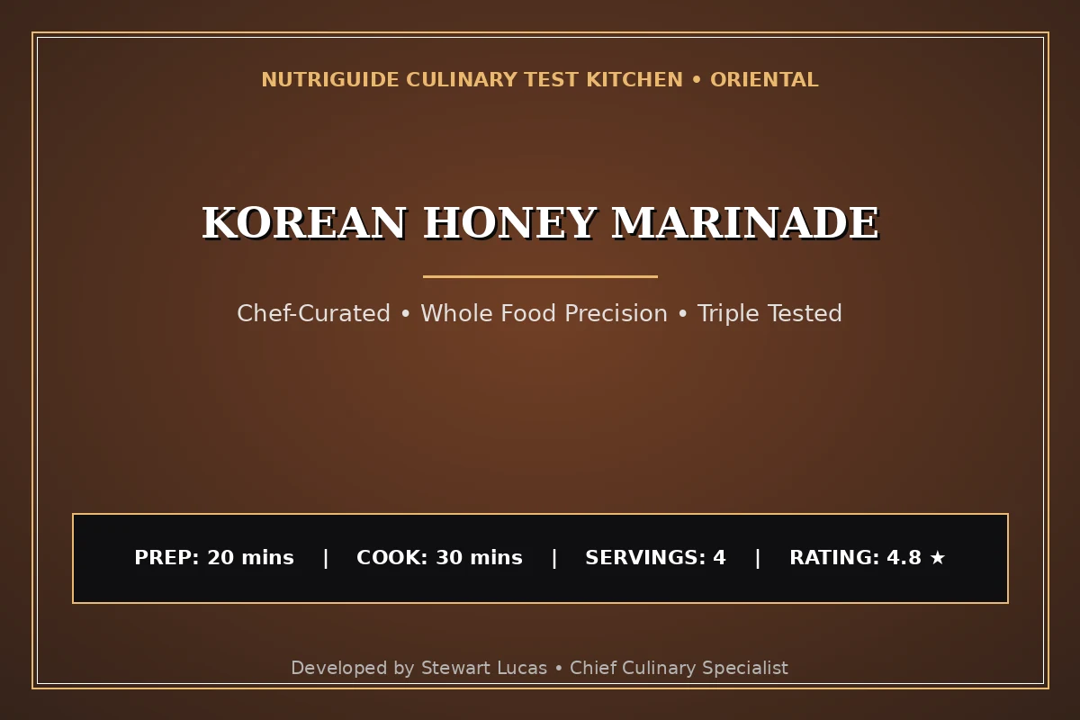 Korean Honey Marinade