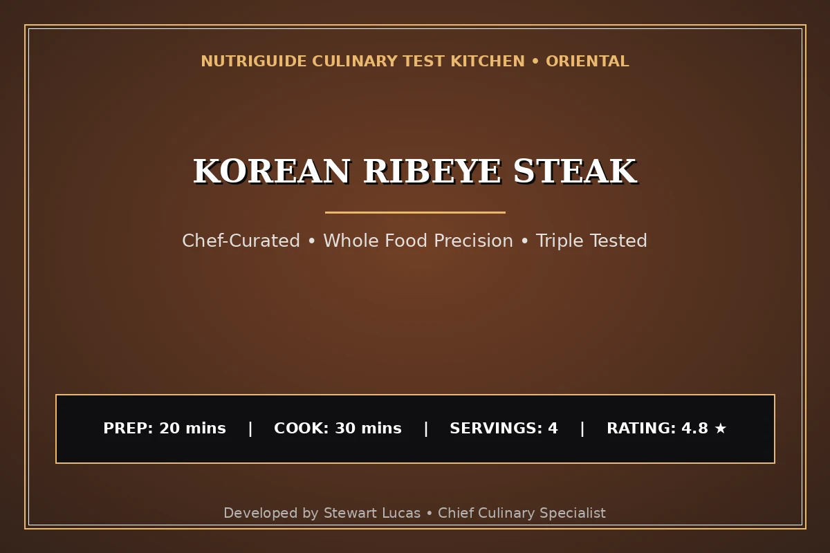 Korean Ribeye Steak