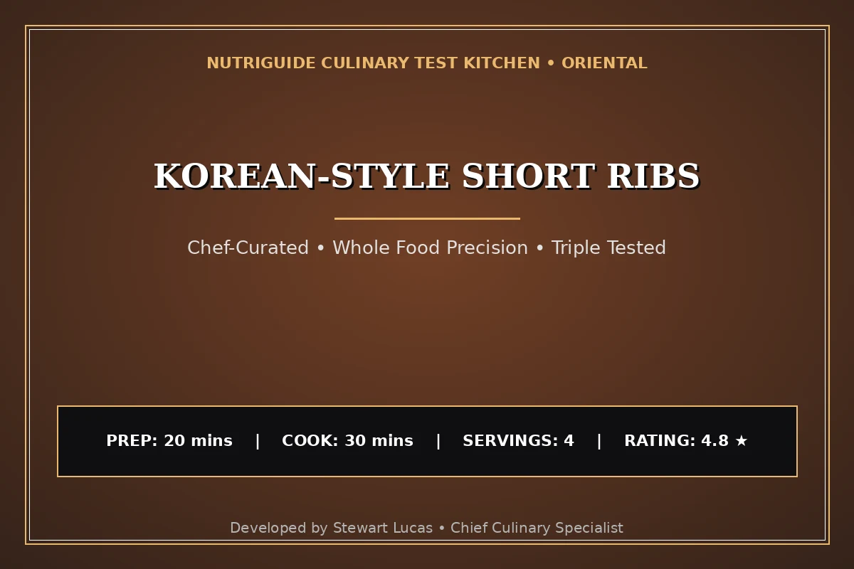 Korean-Style Short Ribs
