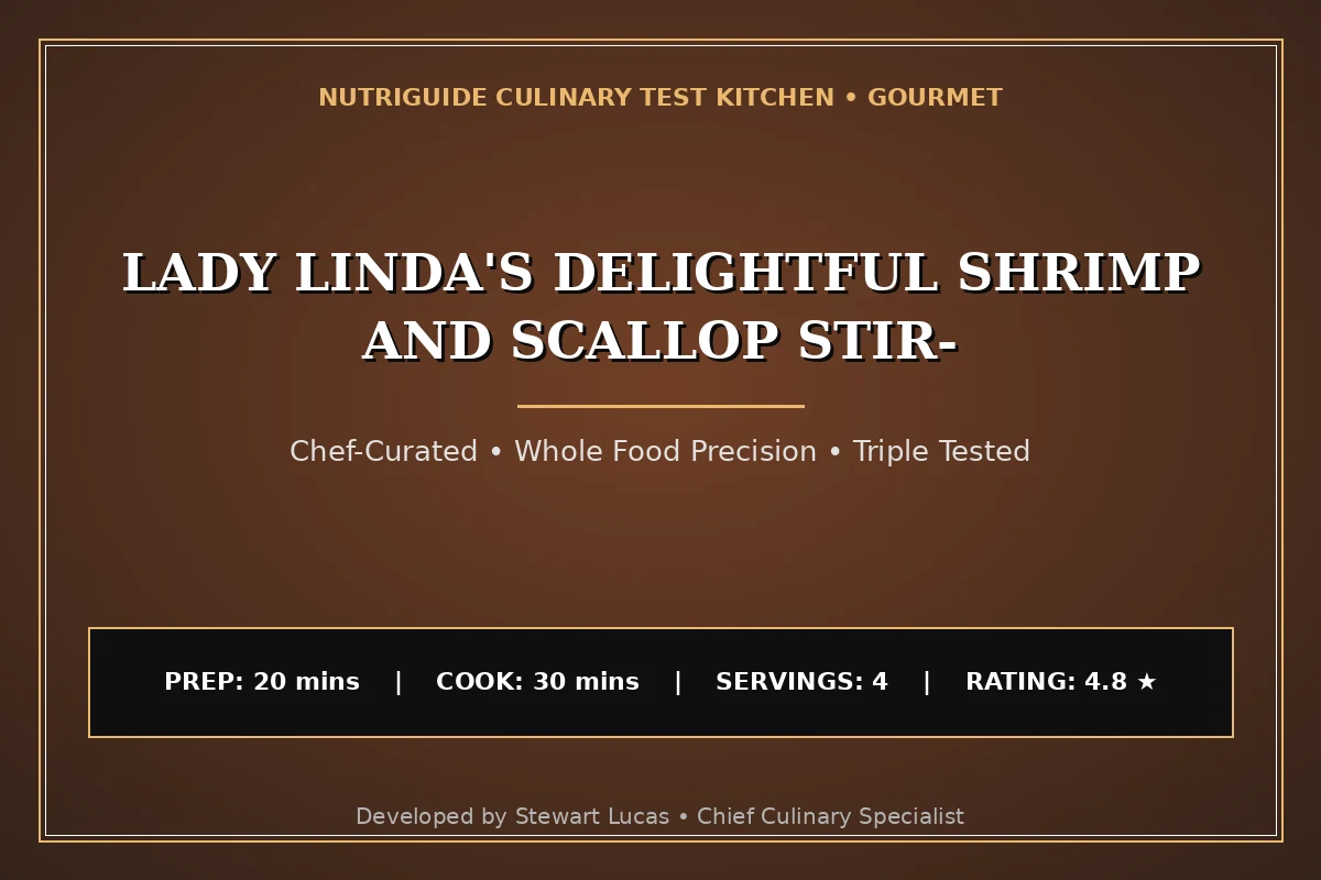 Lady Linda'S Delightful Shrimp And Scallop Stir-