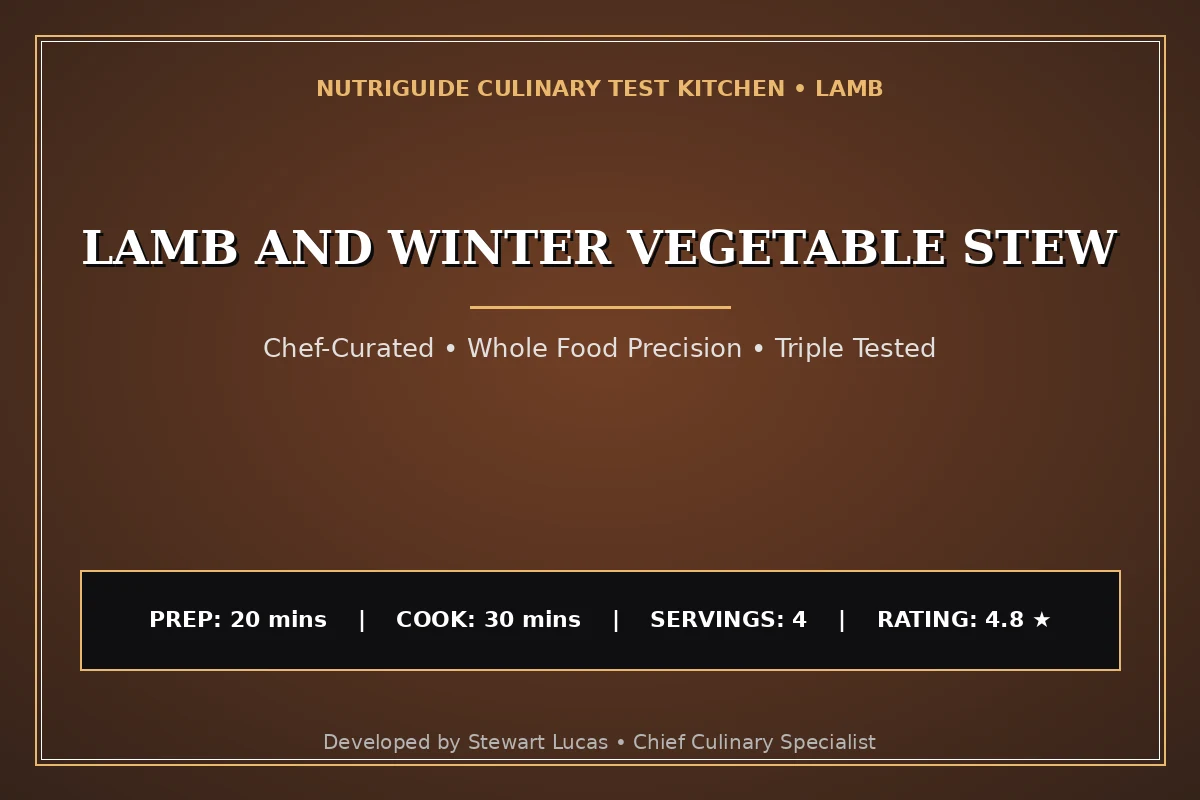 Lamb And Winter Vegetable Stew