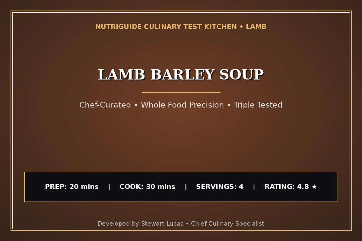 Lamb Barley Soup