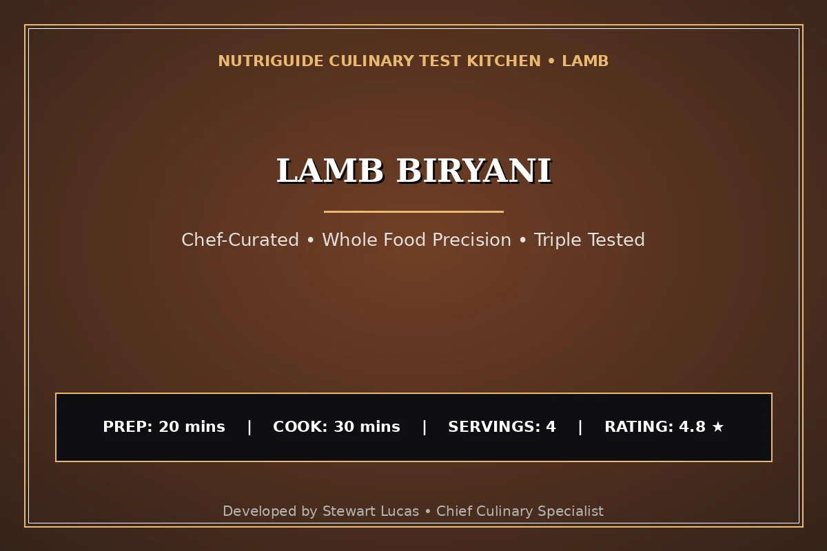 Lamb Biryani