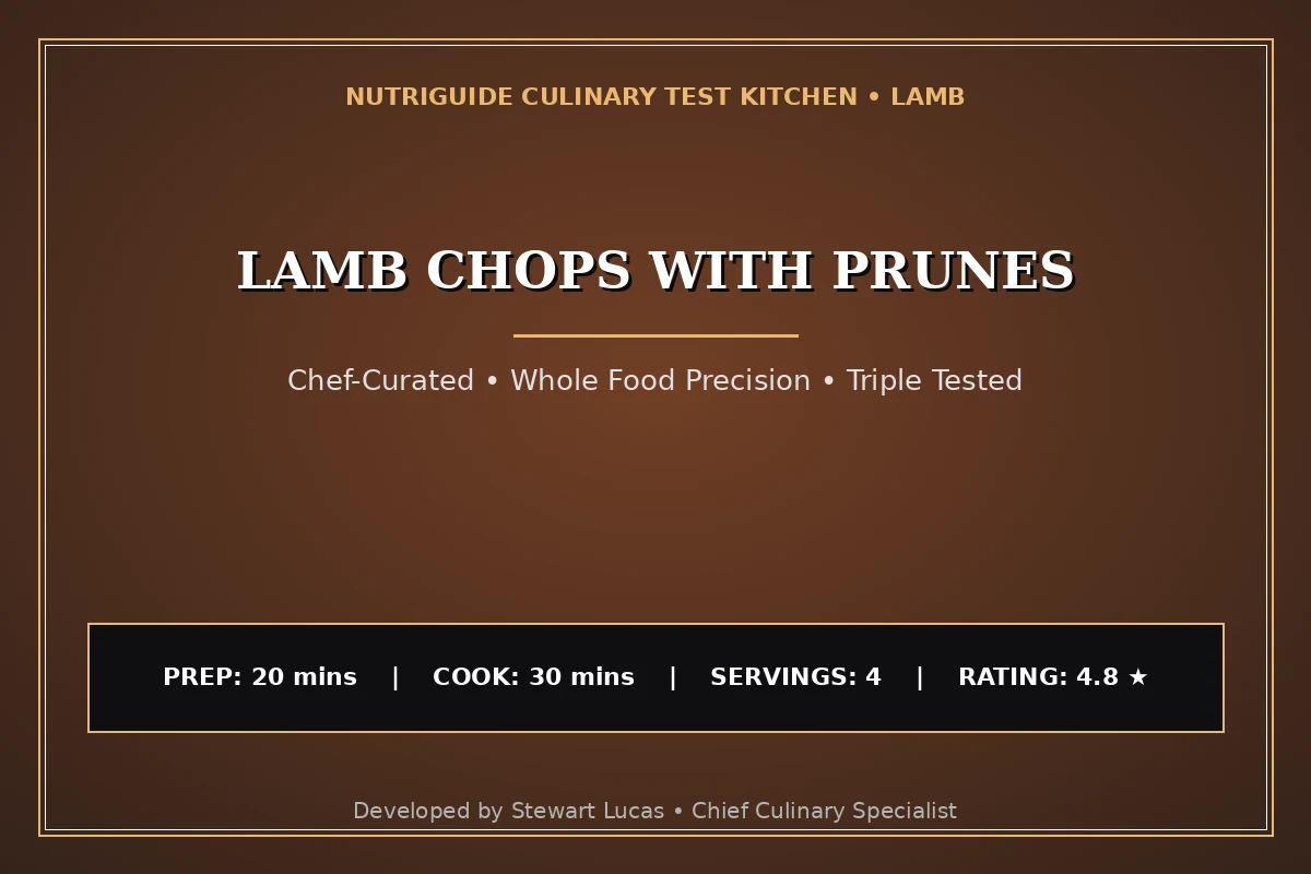 Lamb Chops With Prunes