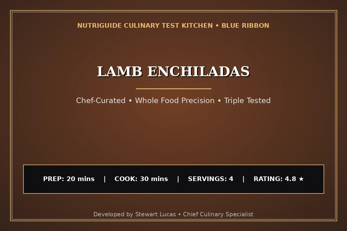 Lamb Enchiladas