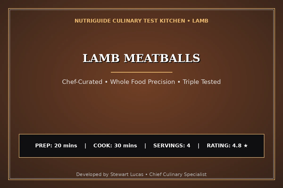 Lamb Meatballs