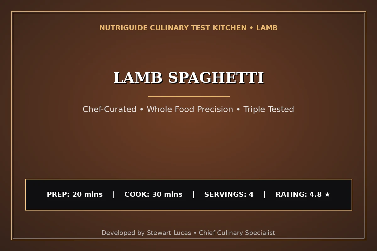 Lamb Spaghetti