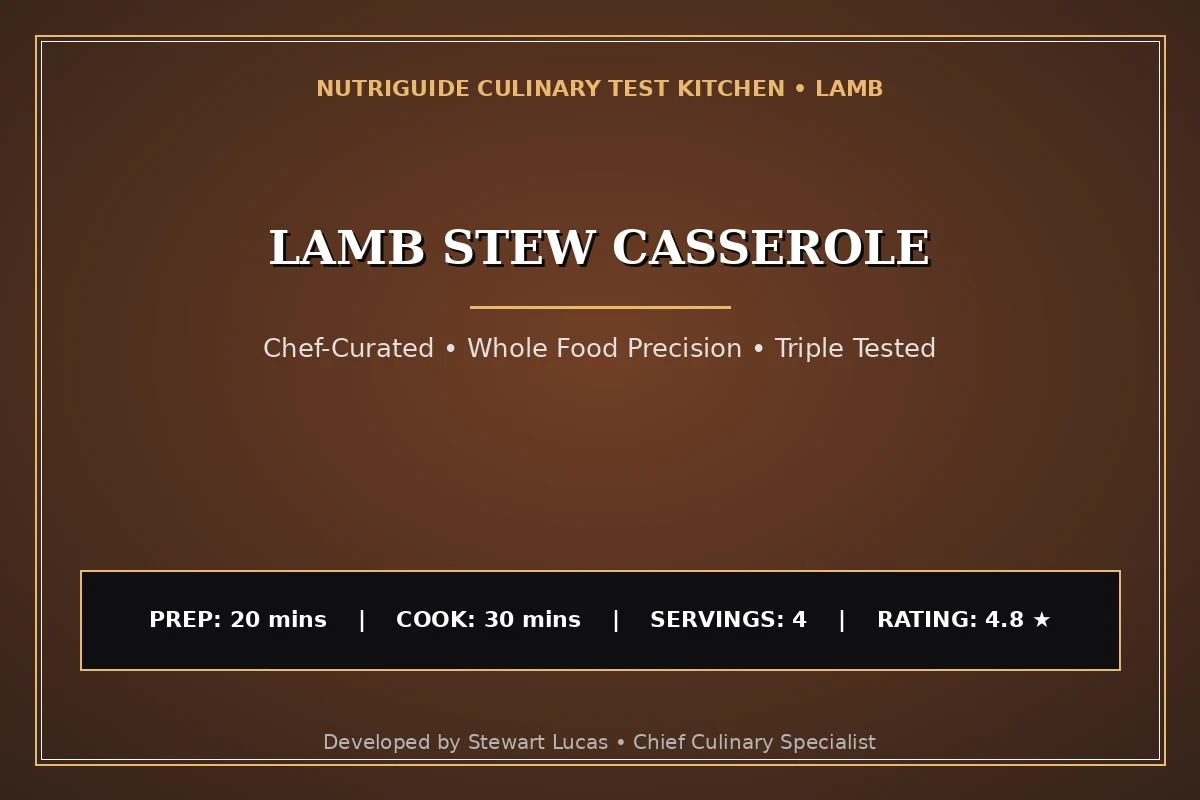 Lamb Stew Casserole