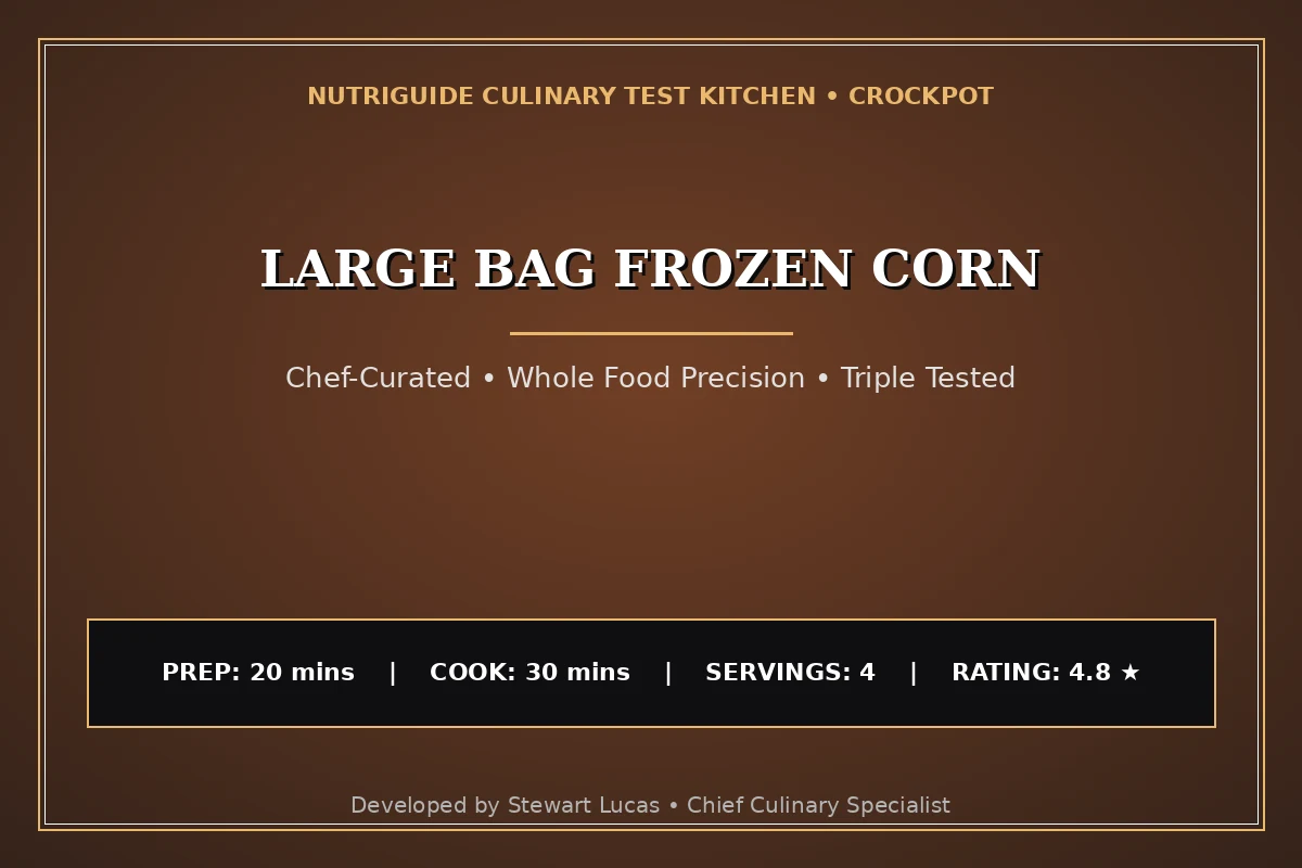 Large Bag Frozen Corn