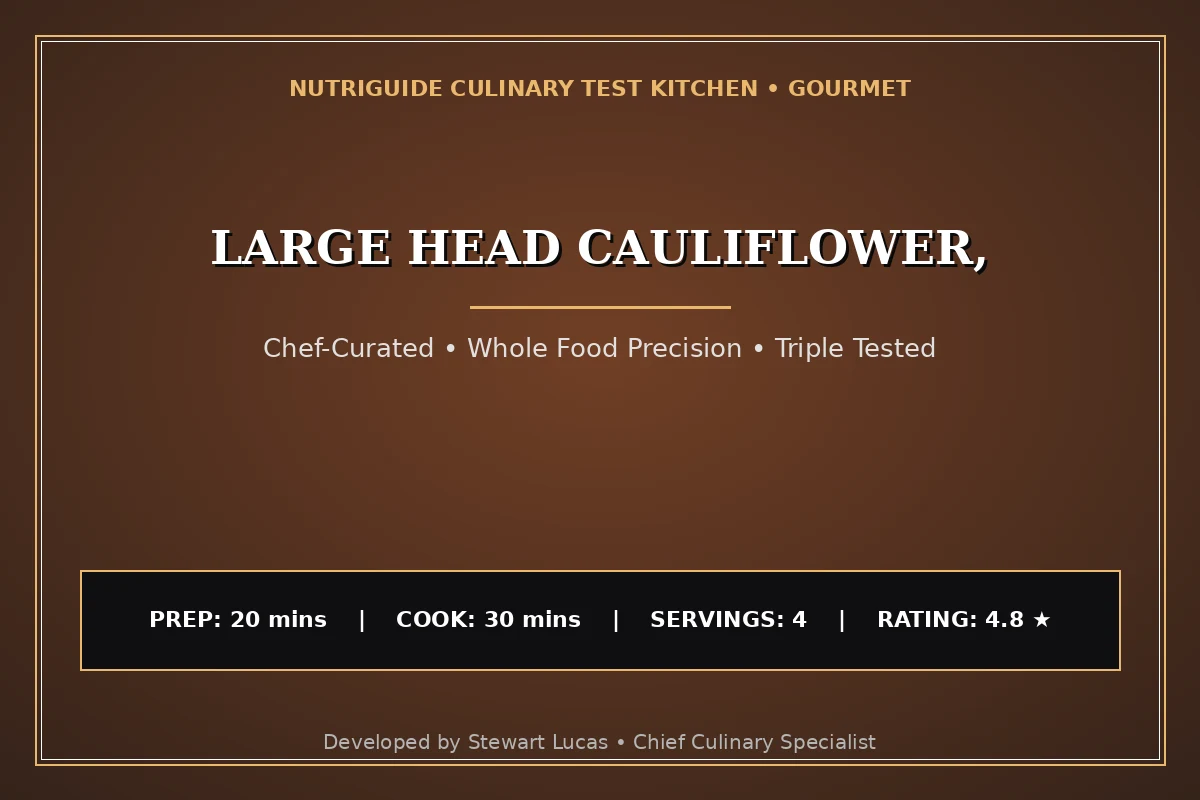 Large Head Cauliflower,