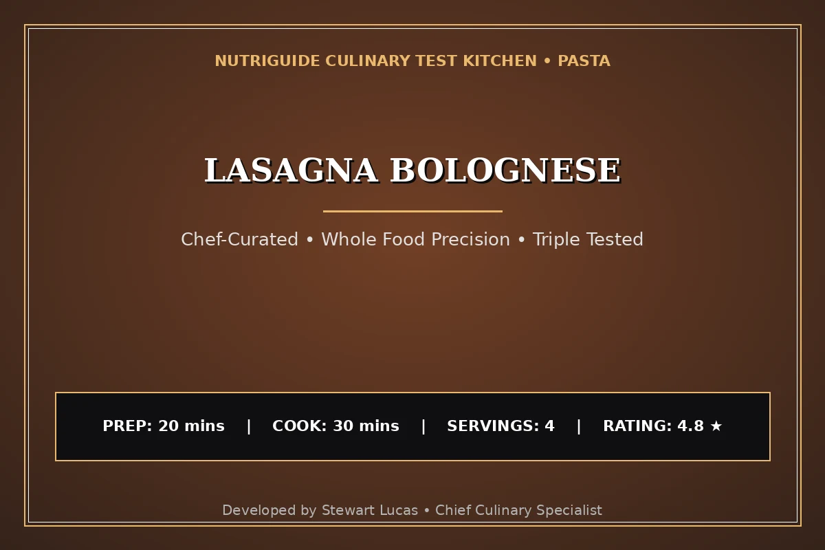 Lasagna Bolognese