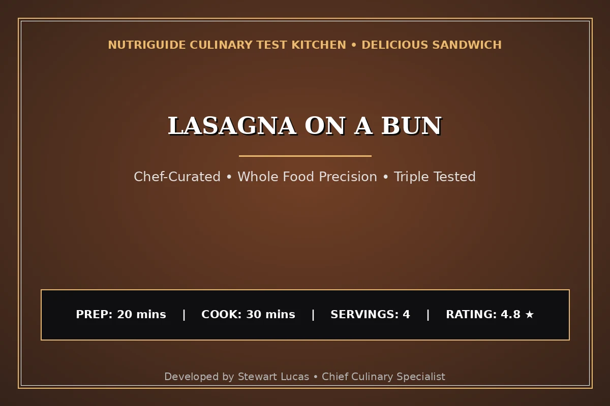 Lasagna On A Bun