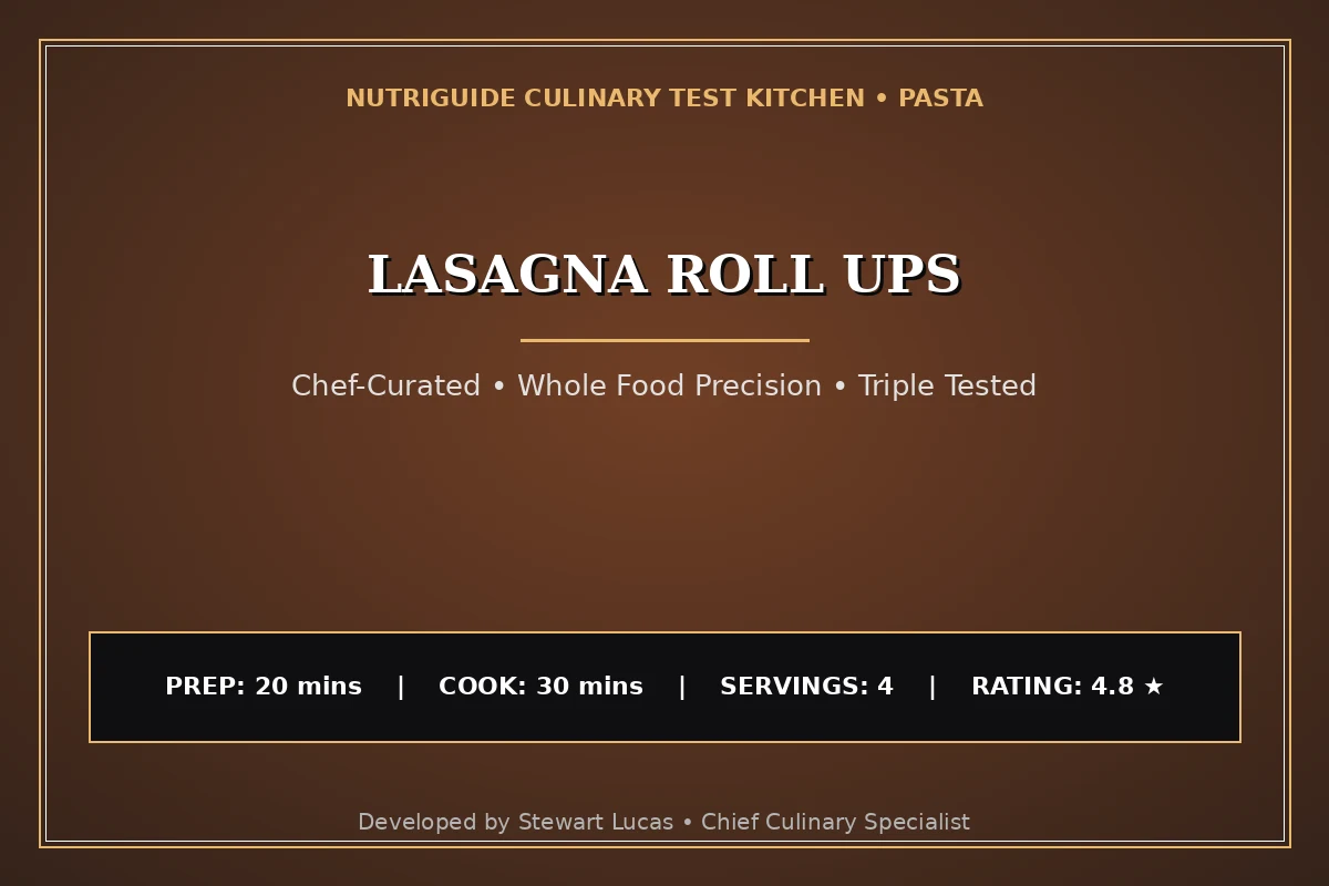 Lasagna Roll Ups
