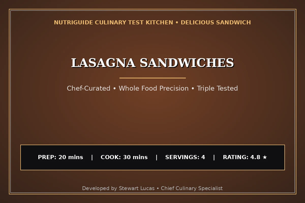 Lasagna Sandwiches