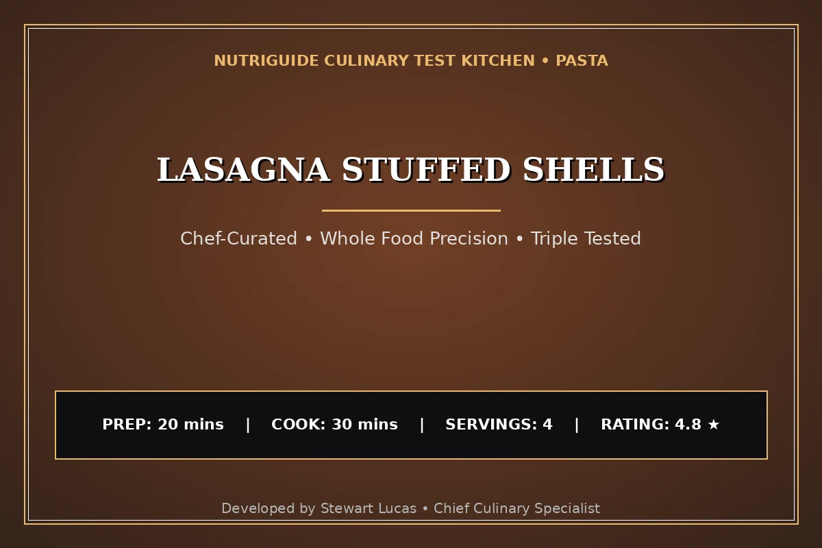 Lasagna Stuffed Shells