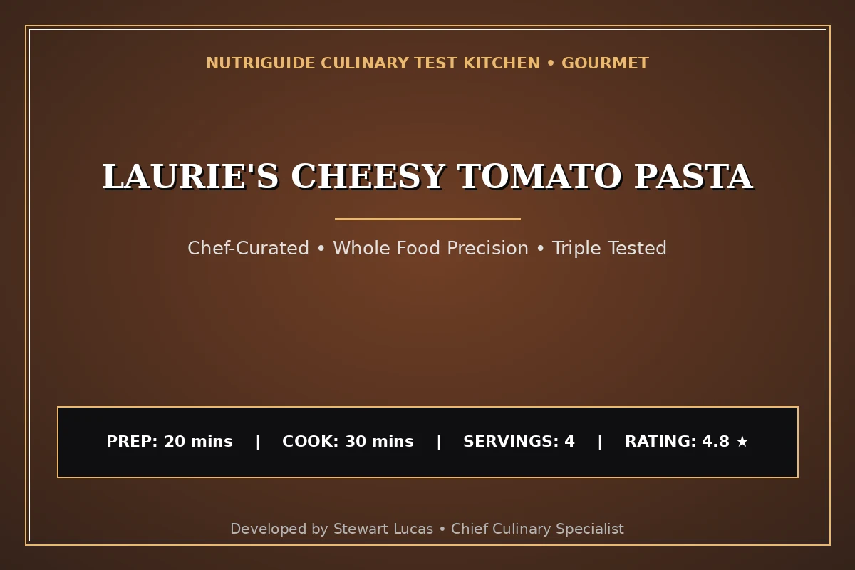 Laurie'S Cheesy Tomato Pasta