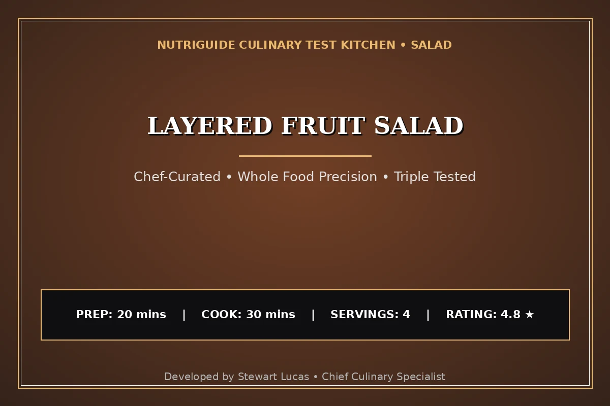 Layered Fruit Salad