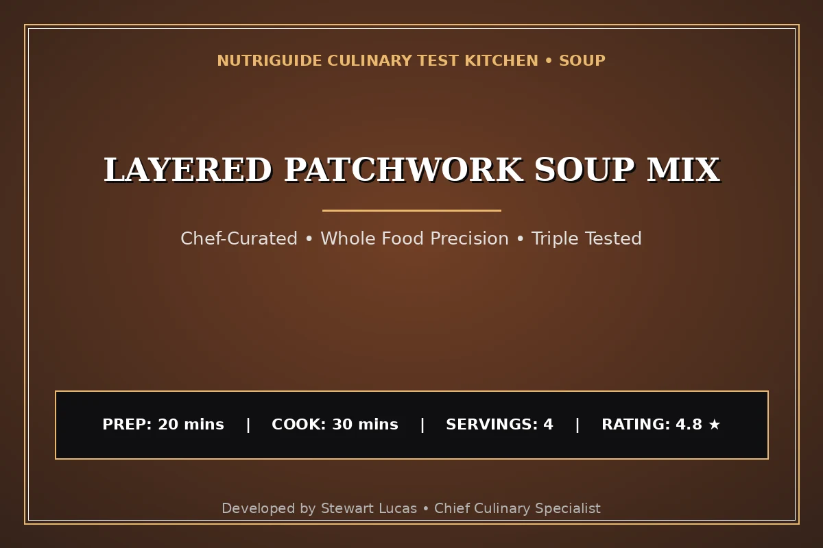 Layered Patchwork Soup Mix