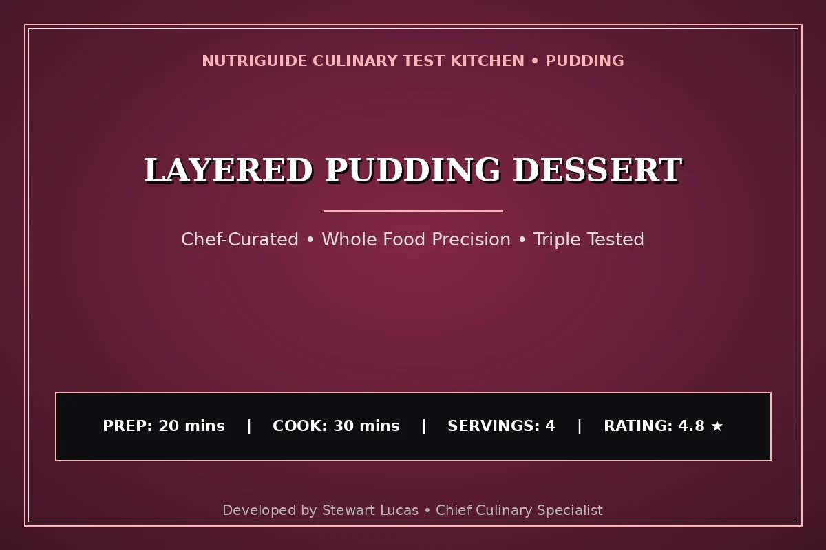 Layered Pudding Dessert