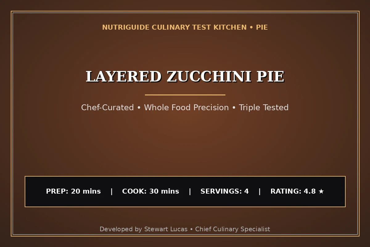 Layered Zucchini Pie