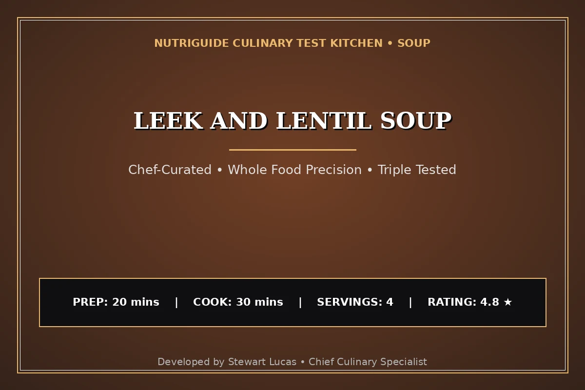 Leek And Lentil Soup
