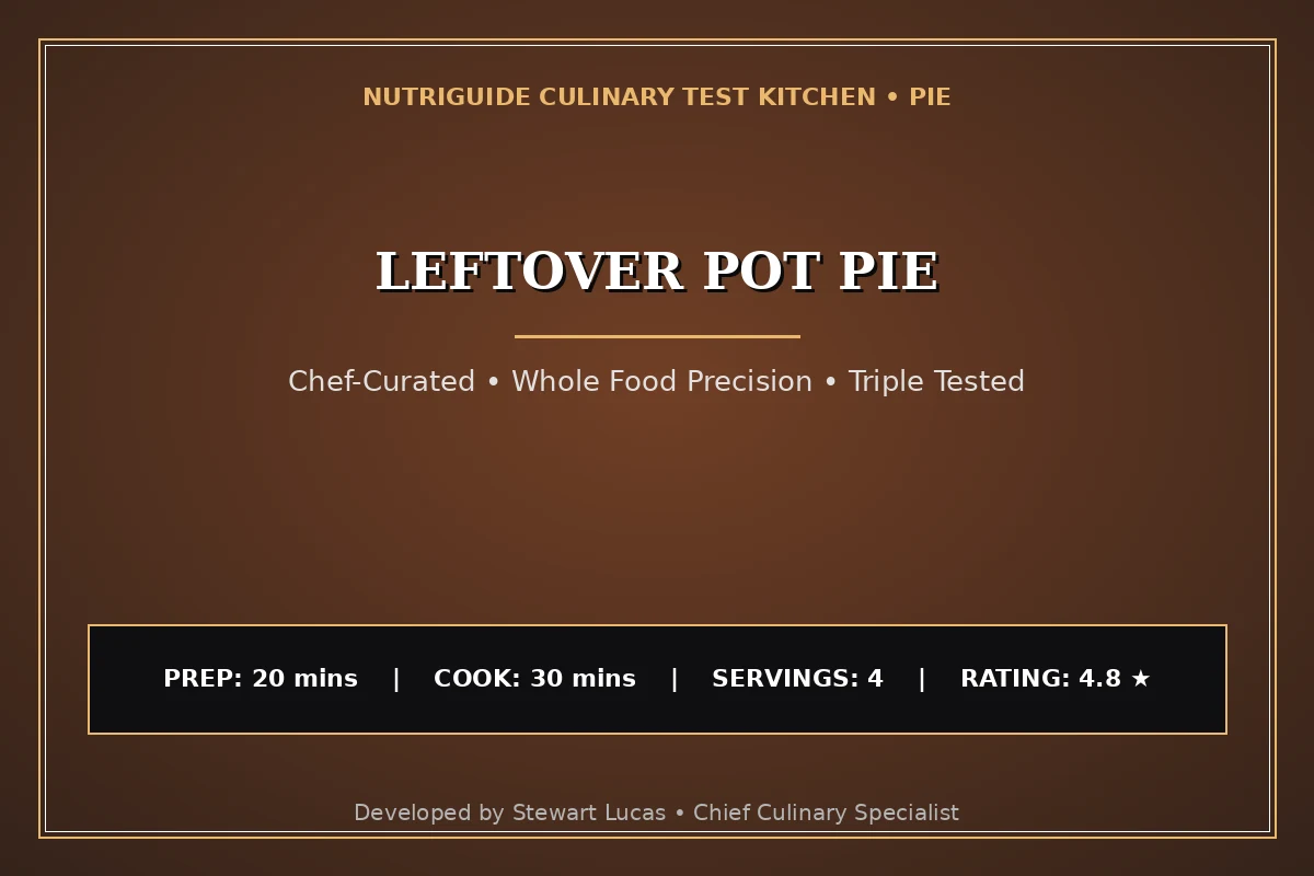 Leftover Pot Pie