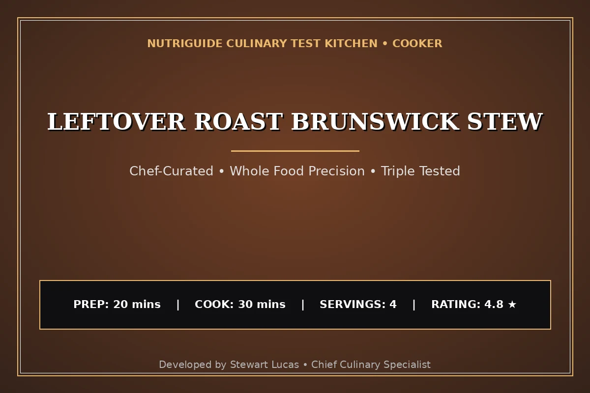 Leftover Roast Brunswick Stew