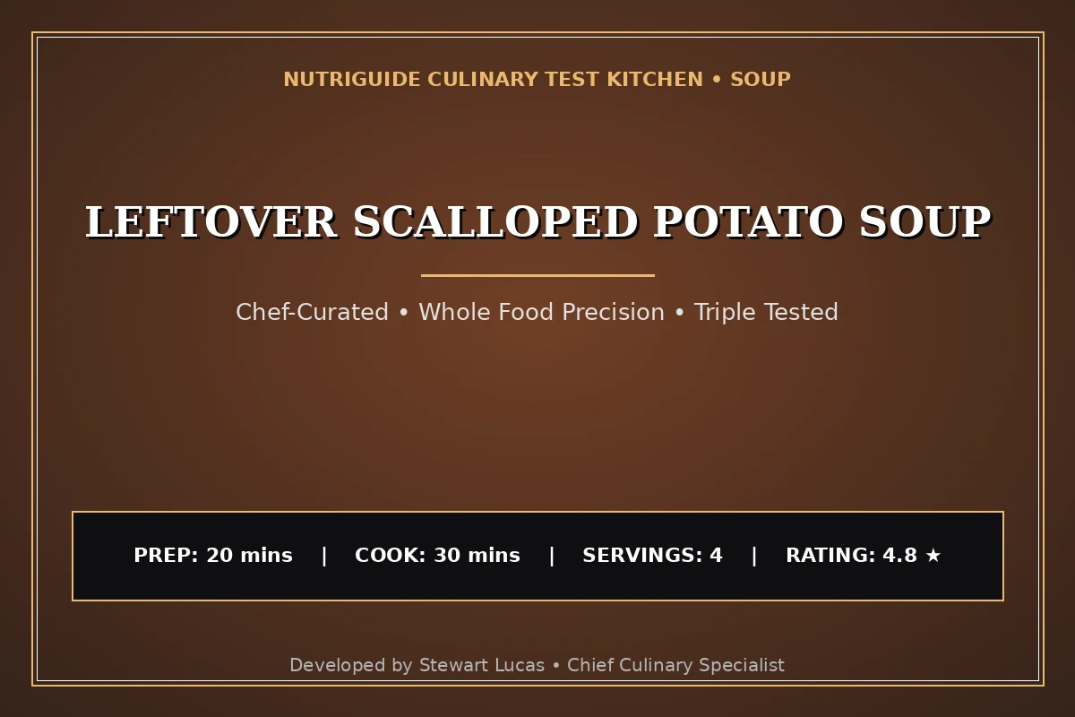 Leftover Scalloped Potato Soup