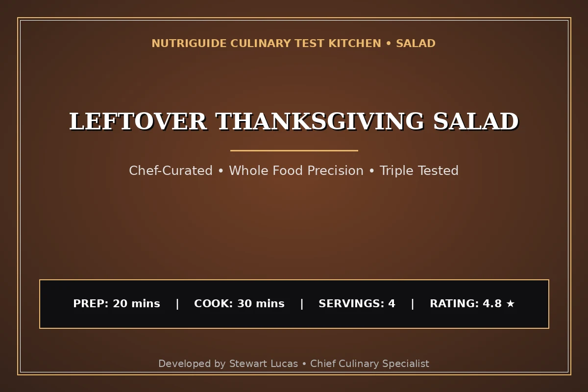 Leftover Thanksgiving Salad