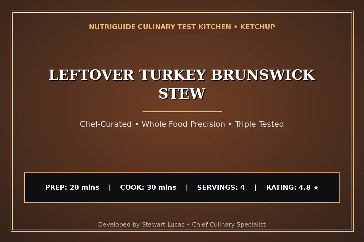 Leftover Turkey Brunswick Stew