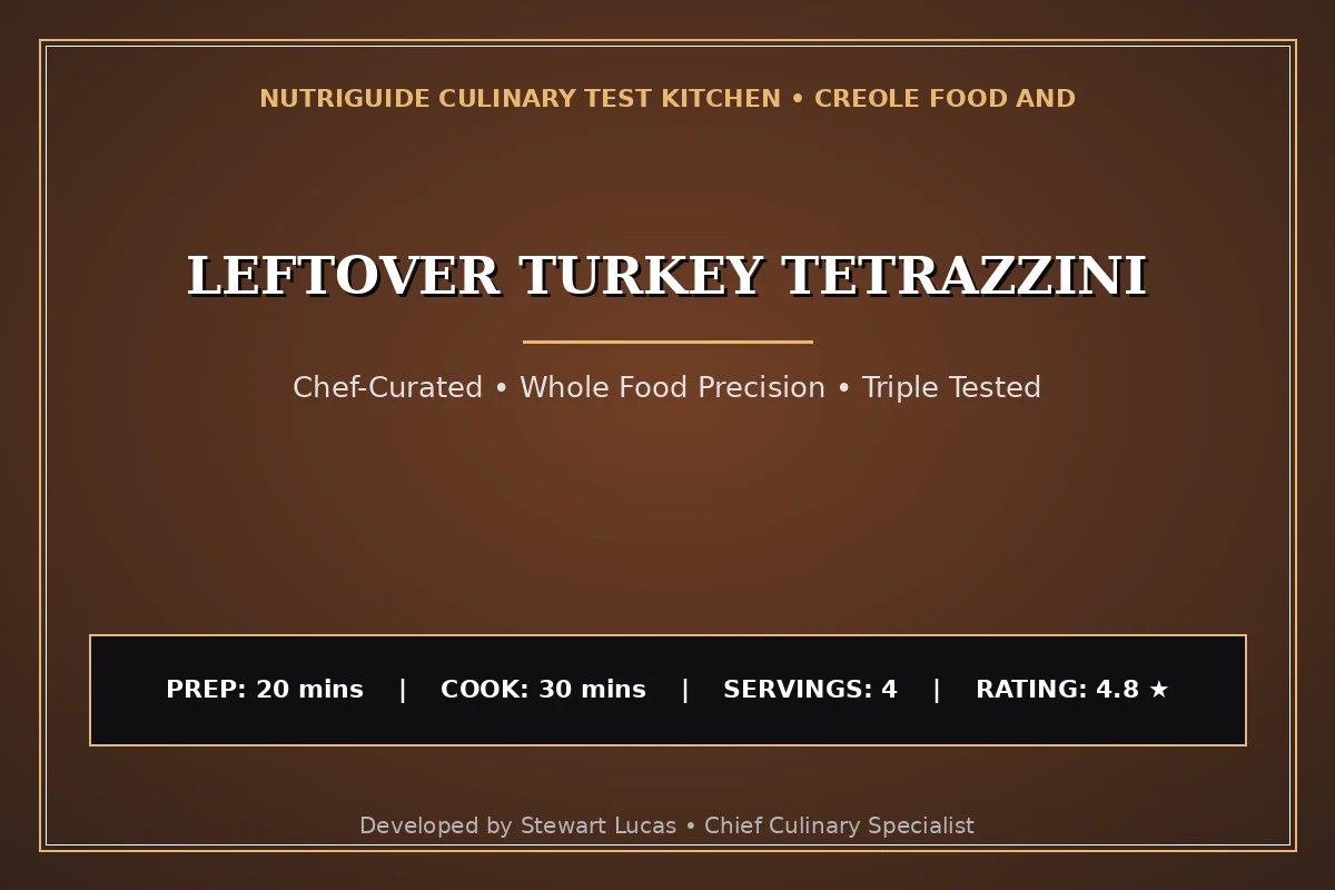 Leftover Turkey Tetrazzini