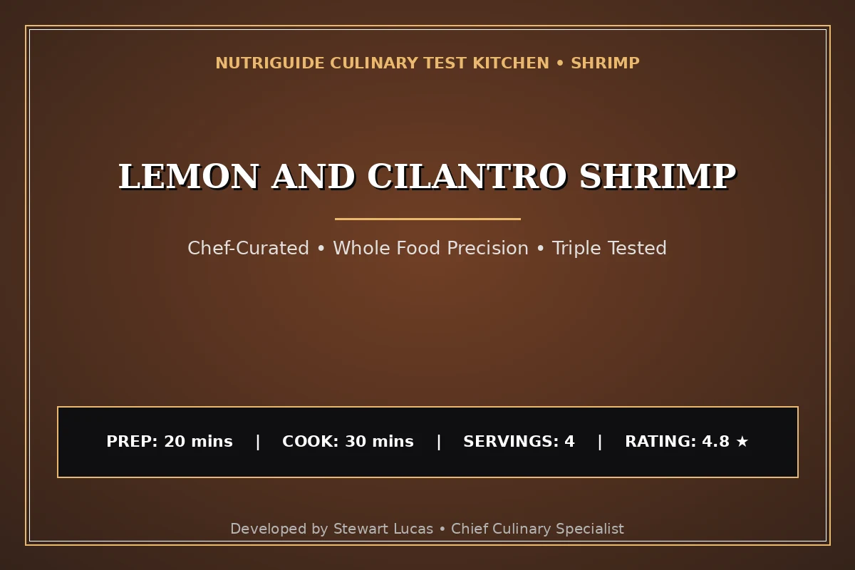 Lemon And Cilantro Shrimp