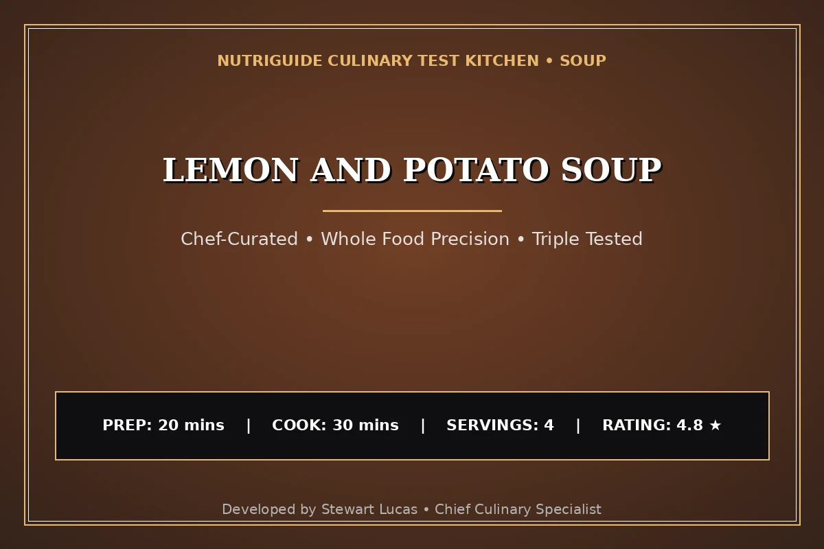 Lemon And Potato Soup