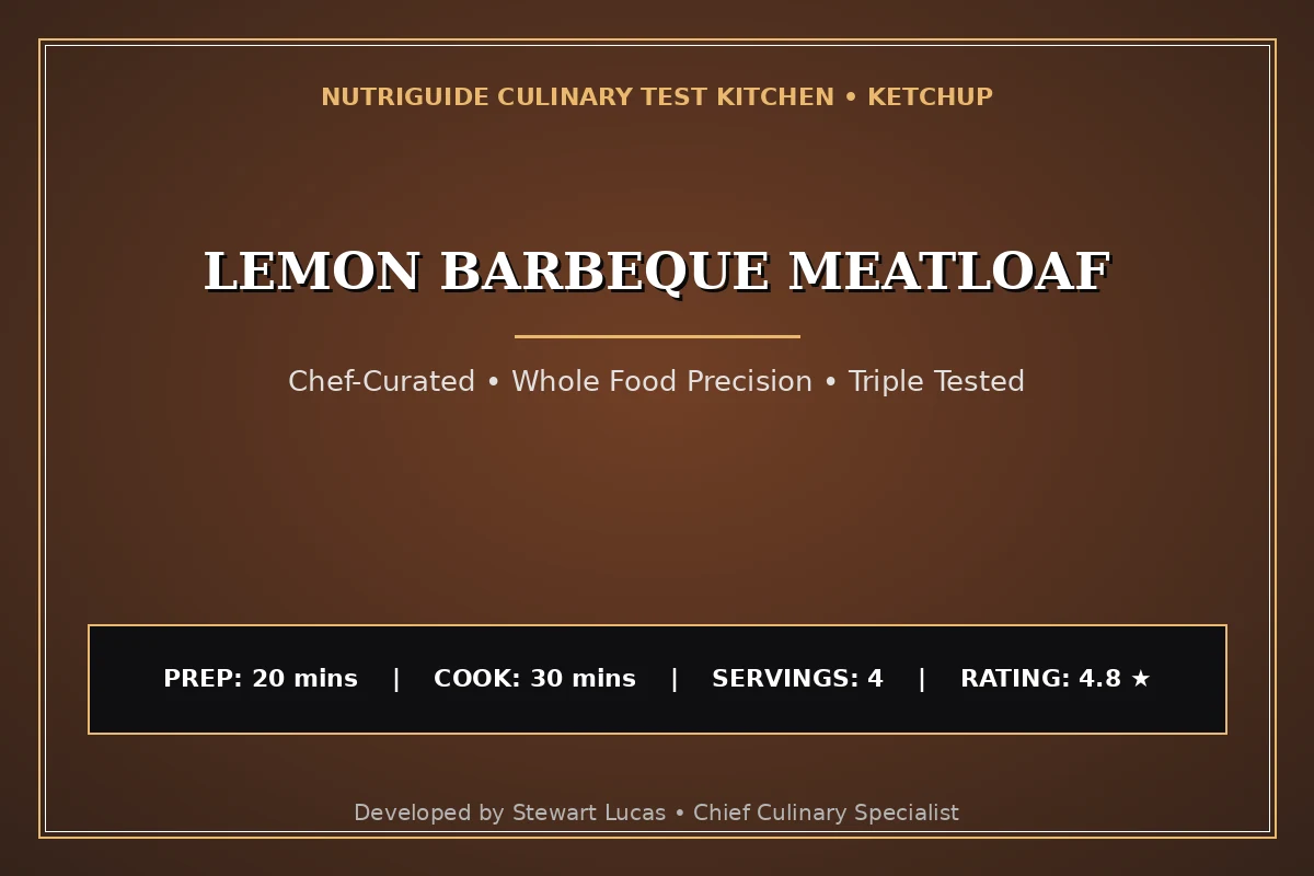 Lemon Barbeque Meatloaf