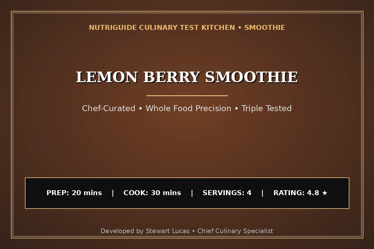 Lemon Berry Smoothie