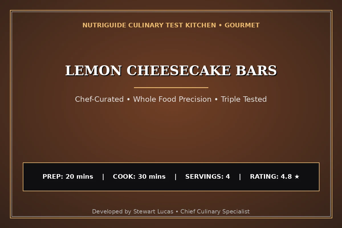 Lemon Cheesecake Bars