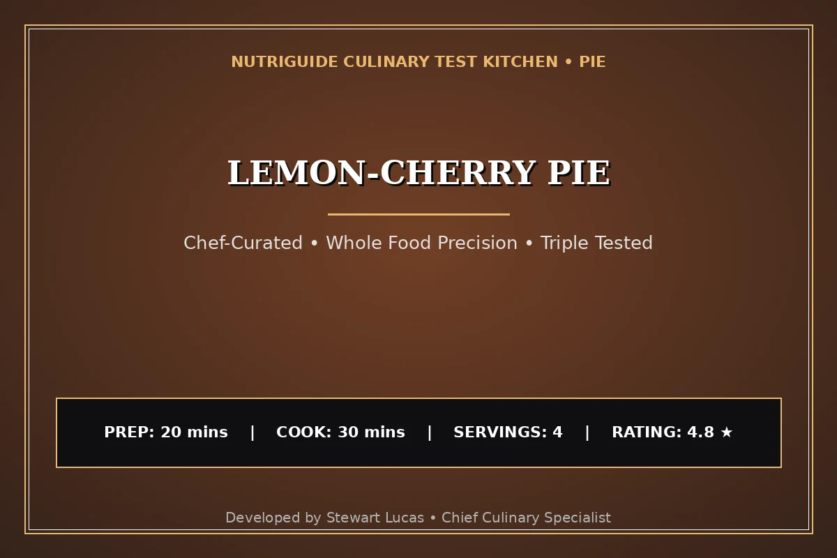 Lemon-Cherry Pie