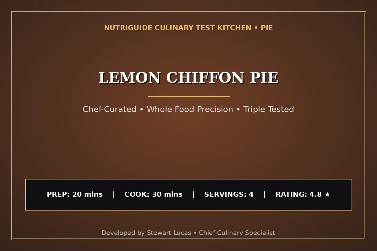Lemon Chiffon Pie