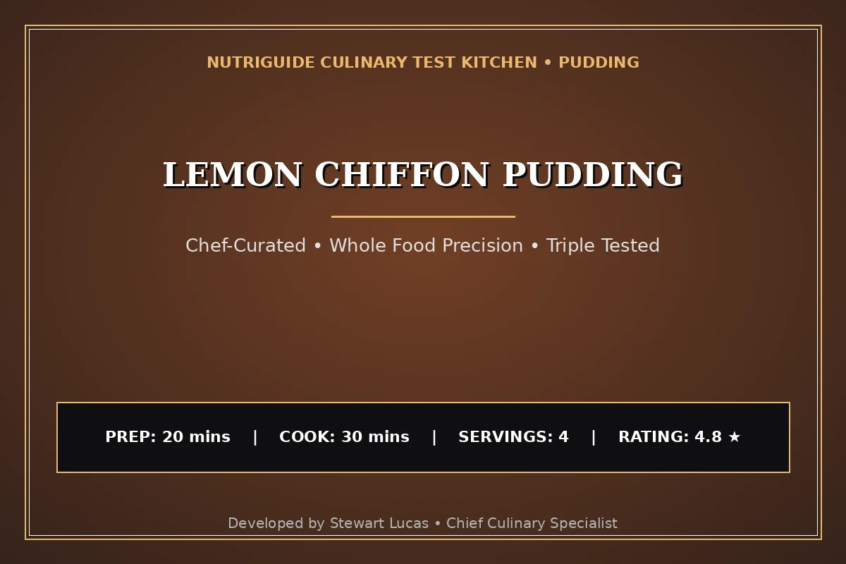 Lemon Chiffon Pudding