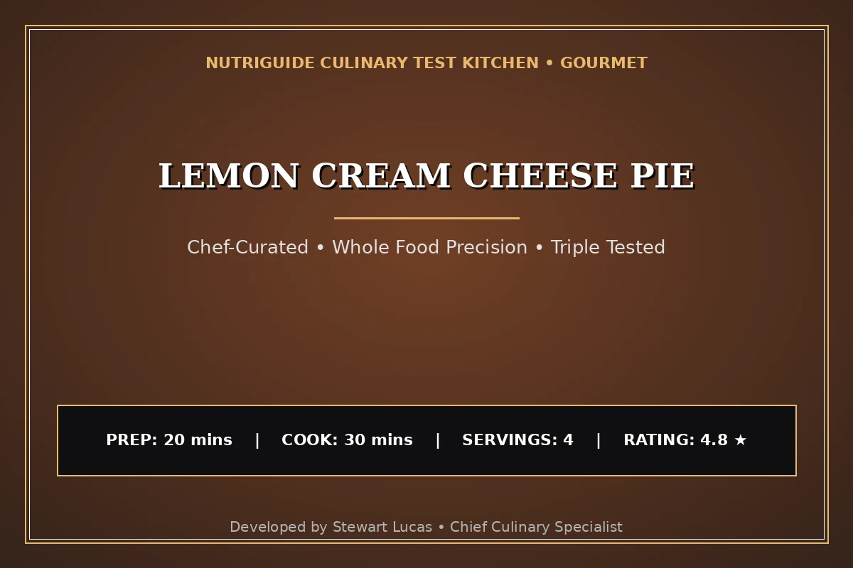 Lemon Cream Cheese Pie