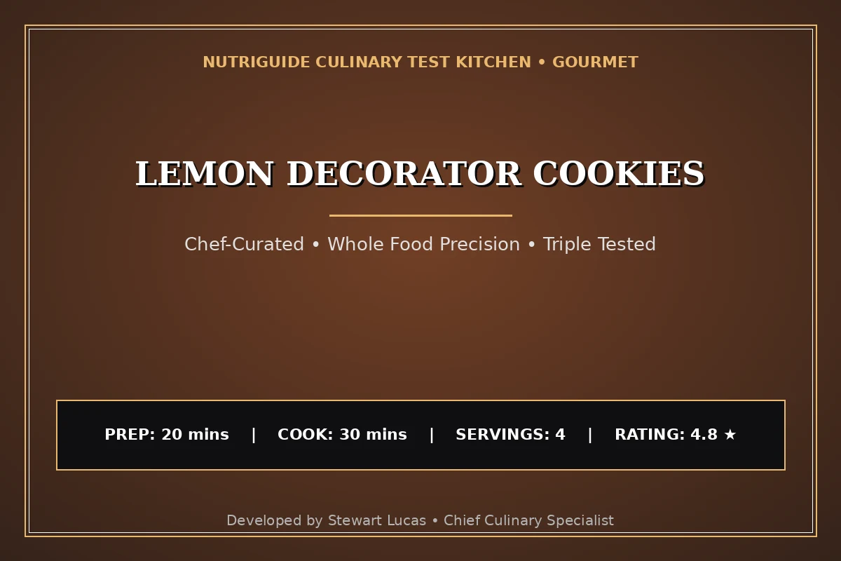 Lemon Decorator Cookies