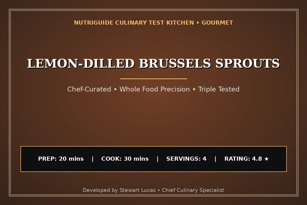 Lemon-Dilled Brussels Sprouts