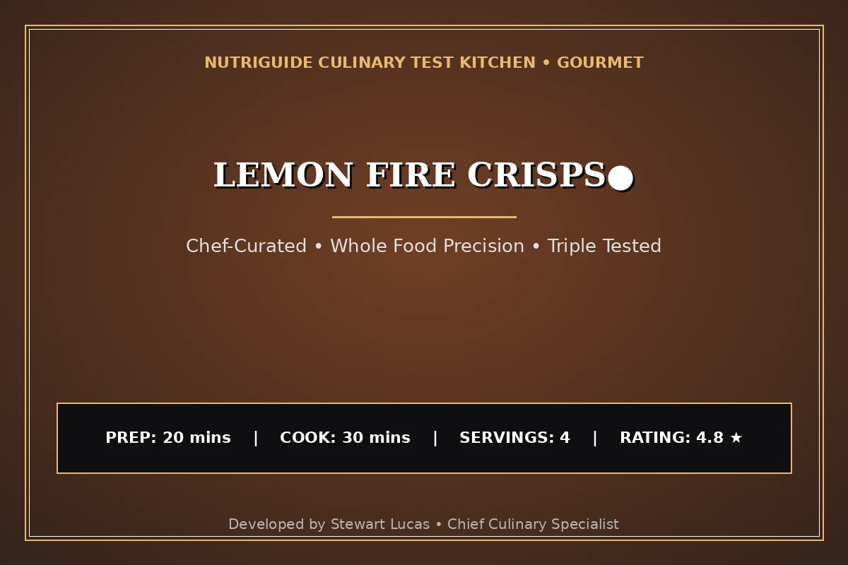 Lemon Fire Crisps●