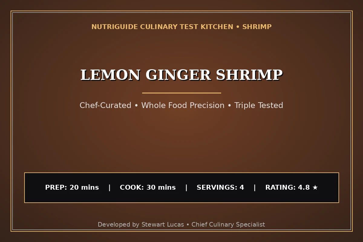 Lemon Ginger Shrimp